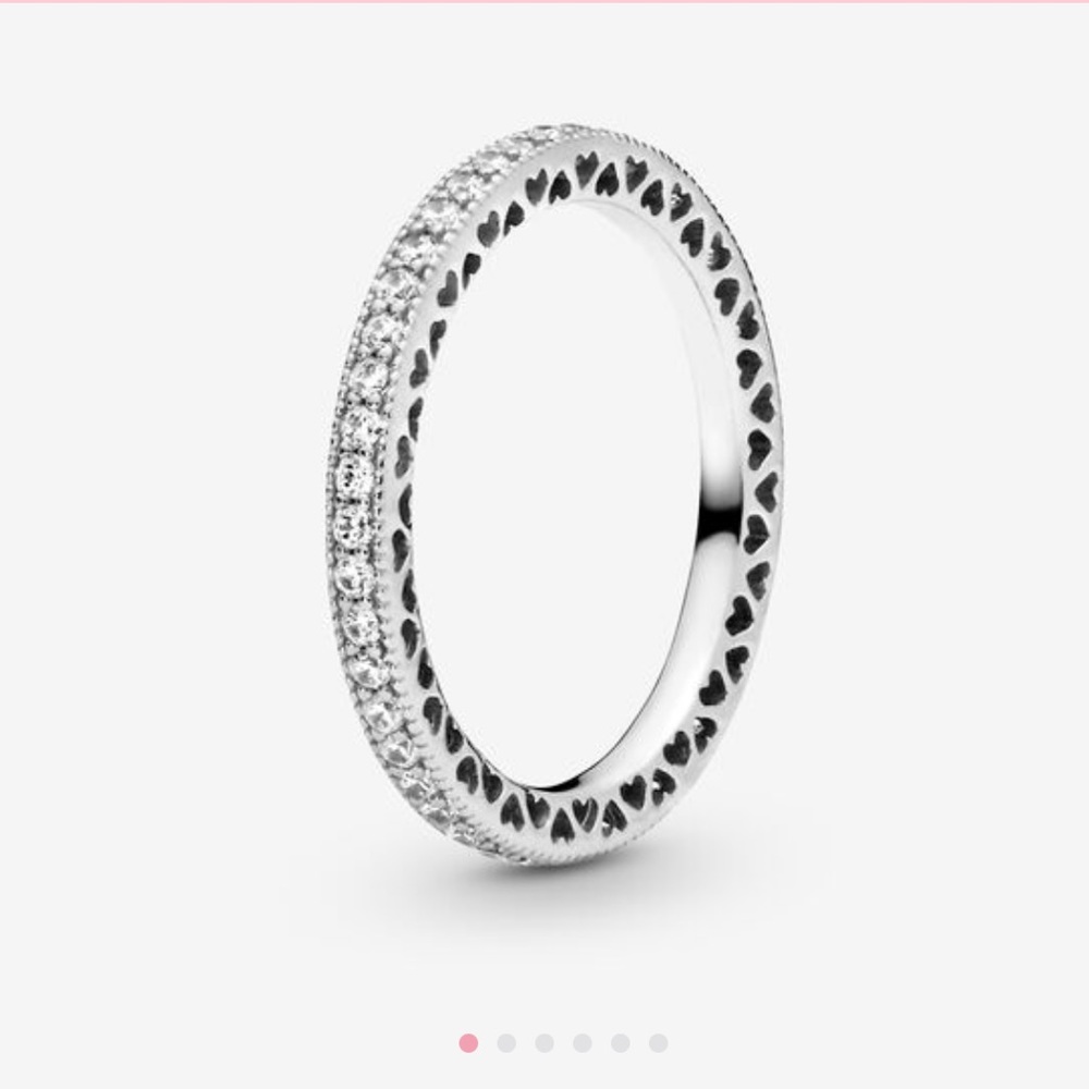 Pandora Sparkle & Hearts ring